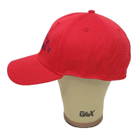 A-Flex Lamars Bar B Q Catering Size L XL Cap Fitted Trucker Red Hat - Picture 7 of 11